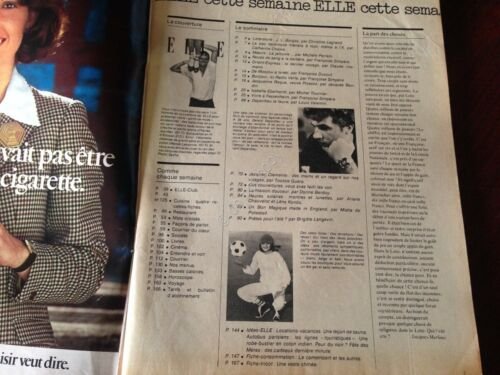 ELLE FRANCE Rivista Magazine 30 Maggio 1977 n.1638 Depardieu