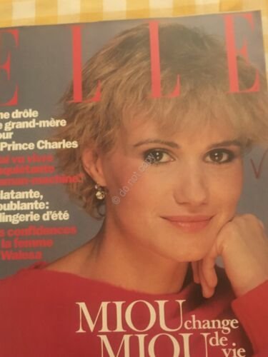 ELLE FRANCE Rivista Magazine 30 Marzo 1981 n.1838 Alain Delon