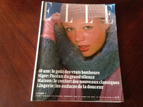 ELLE FRANCE Rivista Magazine 31 Ottobre 1977 n.1660 Genevieve Bujold …