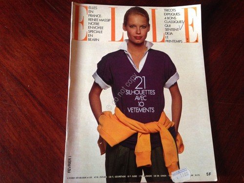 ELLE FRANCE Rivista Magazine 6 Febbraio 1978 n.1674 J.P. Girard | Immagine principale