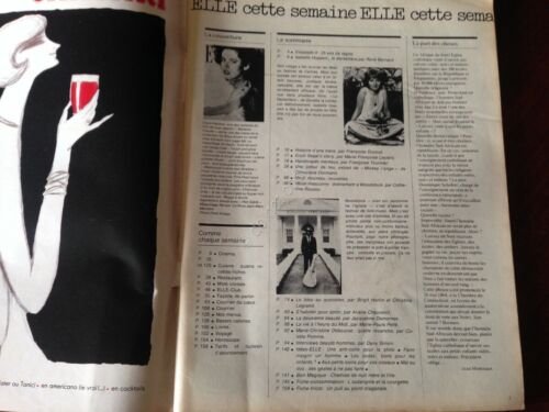 ELLE FRANCE Rivista Magazine 6 Giugno 1977 n.1639 Dayle Haddon …