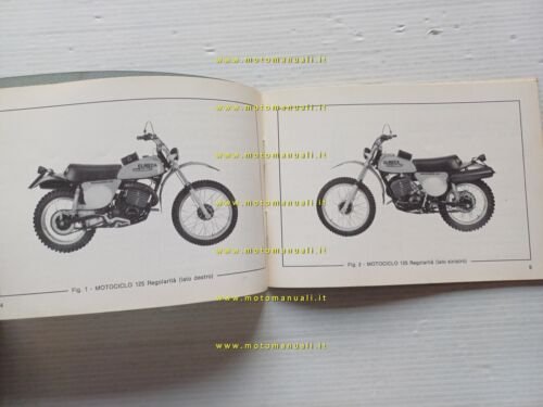 Elmeca-Gilera 125 Regolarit 1976 manuale uso manutenzione libretto originale