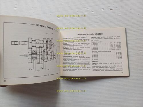 Elmeca-Gilera 125 Regolarit 1976 manuale uso manutenzione libretto originale