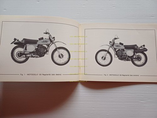 Elmeca-Gilera 125 Regolarità 1976 manuale uso manutenzione libretto originale