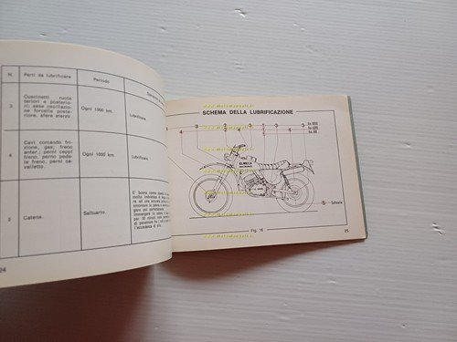 Elmeca-Gilera 125 Regolarità 1976 manuale uso manutenzione libretto originale