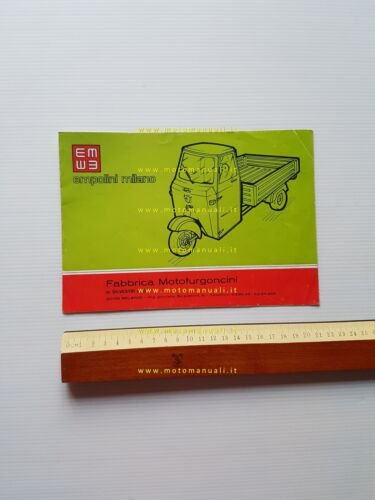 Empolini produzione motocarri 50 depliant originale italiano