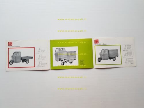Empolini produzione motocarri 50 depliant originale italiano