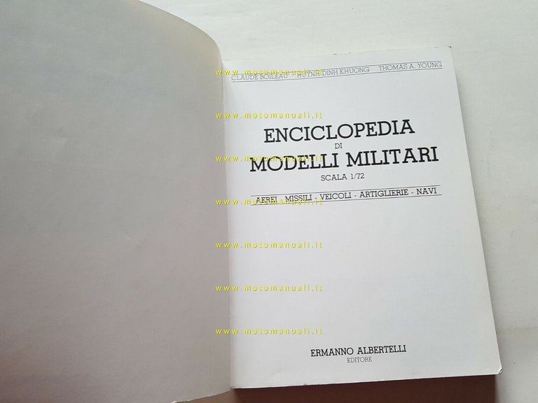 Enciclopedia modelli militari - Albertelli Editore - 1988