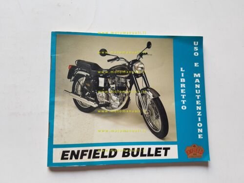 Enfield Bullet 350 1990 manuale uso manutenzione italiano originale