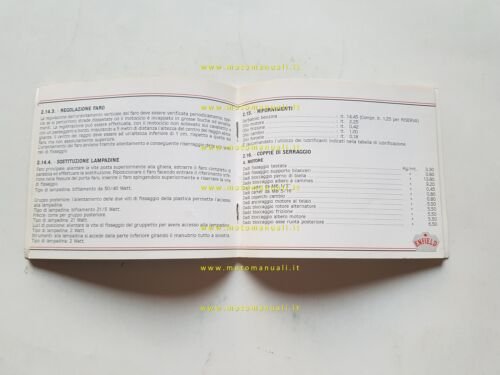 Enfield Bullet 350 1990 manuale uso manutenzione italiano originale