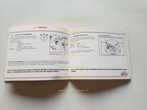 Enfield Bullet 350 1990 manuale uso manutenzione italiano originale