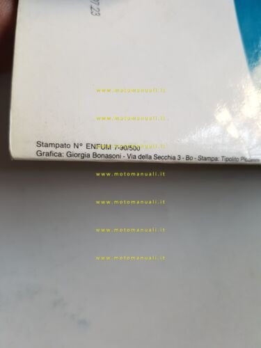 Enfield Bullet 350 1990 manuale uso manutenzione italiano originale