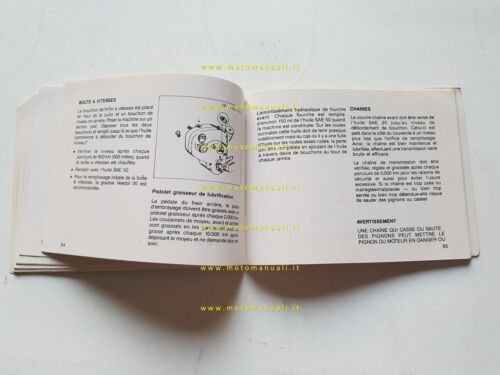 Enfield Bullet 350 manuale uso manutenzione originale