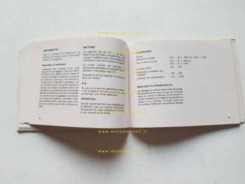 Enfield Bullet 350 manuale uso manutenzione originale