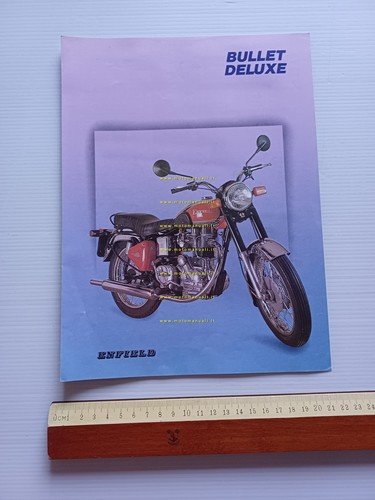 Enfield Bullett 350 Standard - Deluxe depliant italiano originale