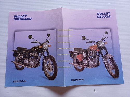 Enfield Bullett 350 Standard - Deluxe depliant italiano originale