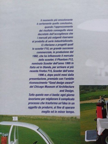 Engines Engineering presentazione aziendale 1996 cartella stampa originale