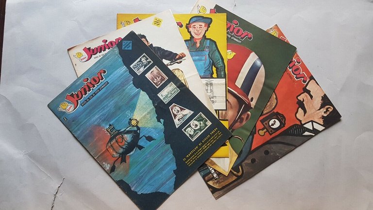 Esso Junior rivista lotto 17 fascicoli 1960-1963