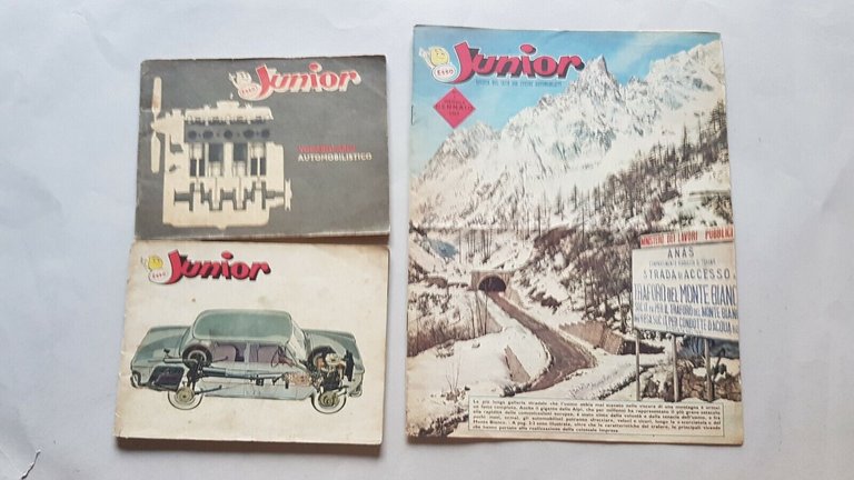 Esso Junior rivista lotto 17 fascicoli 1960-1963