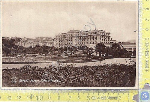 Estoril- Parco Hotel e Terme- '50's - Cartolina - Postcard