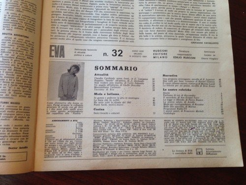 EVA Rivista Magazine 14 Agosto 1964 N.32 Cardinale Loren Peppino … | Immagine Gallery 2