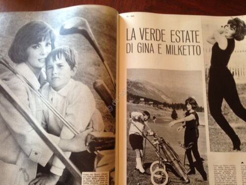 EVA Rivista Magazine 21 Agosto 1964 N.33 Cinquetti Lollobrigida