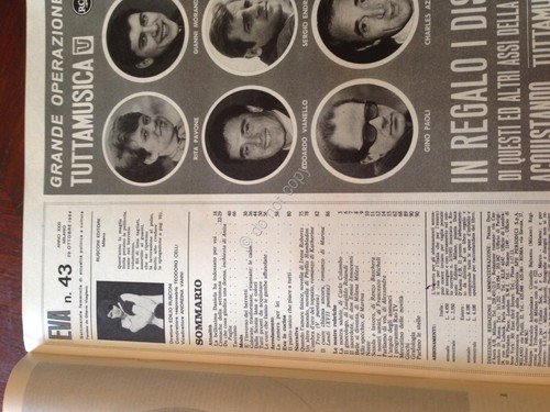 EVA Rivista Magazine 29 Ottobre 1964 N.43 Rascel Daniela Bianchi | Immagine Gallery 2