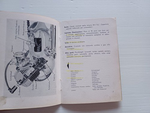 Express 49 anni 50 manuale uso manutenzione libretto italiano originale