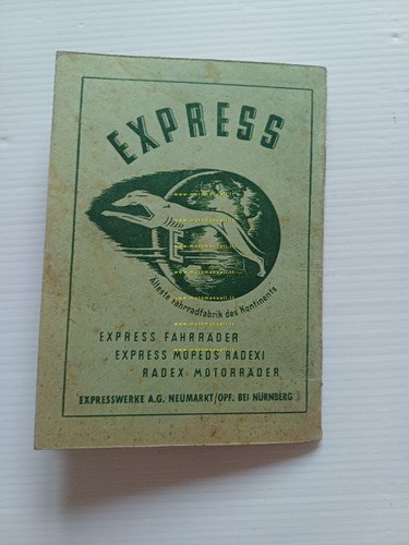 Express 49 anni 50 manuale uso manutenzione libretto italiano originale