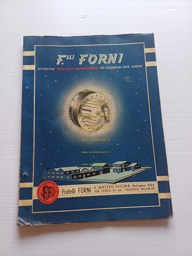 F.lli Forni mozzi freno moto catalogo generale anni 50