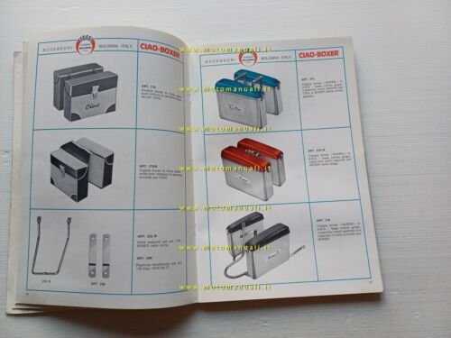 Fabbri catalogo generale accessori Vespa Ciao ciclomotori moto 1986 originale
