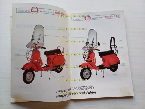 Fabbri catalogo generale accessori Vespa Ciao ciclomotori moto 1986 originale