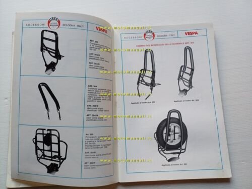 Fabbri catalogo generale accessori Vespa Ciao ciclomotori moto 1986 originale