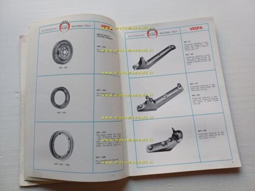 Fabbri catalogo generale accessori Vespa Ciao ciclomotori moto 1986 originale