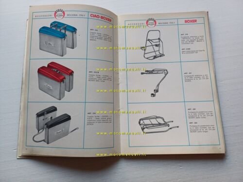 Fabbri catalogo generale accessori Vespa Ciao ciclomotori moto 1987 originale