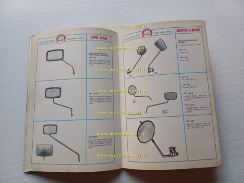 Fabbri catalogo generale accessori Vespa Ciao ciclomotori moto 1987 originale