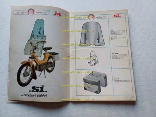 Fabbri catalogo generale accessori Vespa Ciao ciclomotori moto 1987 originale