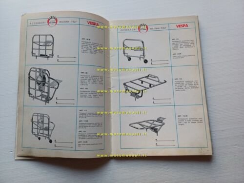 Fabbri catalogo generale accessori Vespa Ciao ciclomotori moto 1987 originale