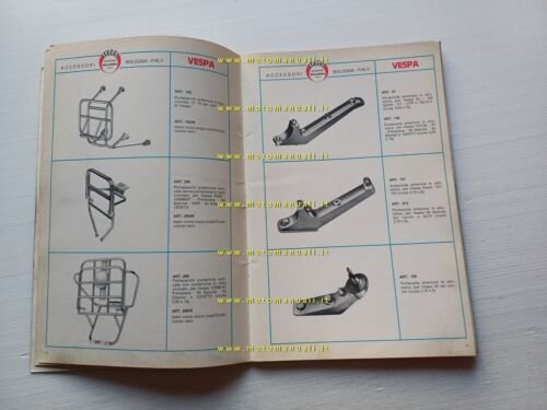 Fabbri catalogo generale accessori Vespa Ciao ciclomotori moto 1987 originale