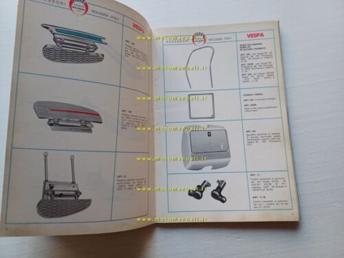 Fabbri catalogo generale accessori Vespa Ciao ciclomotori moto 1987 originale