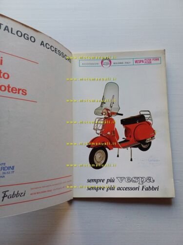 Fabbri catalogo generale accessori Vespa Ciao ciclomotori moto anni 80 …
