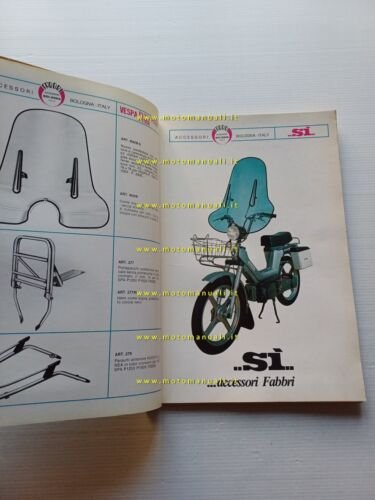 Fabbri catalogo generale accessori Vespa Ciao ciclomotori moto anni 80 …