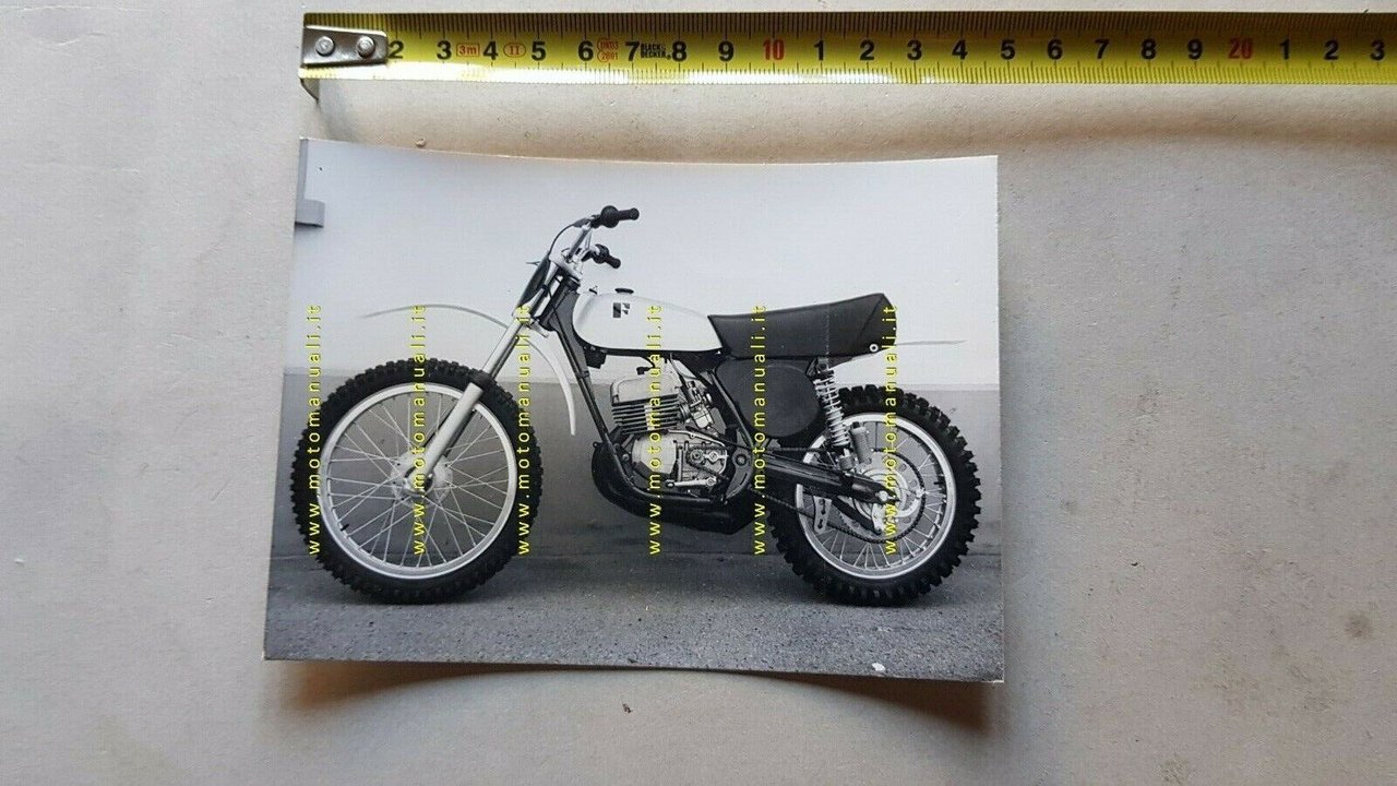 Fabrizio-Aspes 125 Cross 1975 foto originale cartella stampa no depliant …