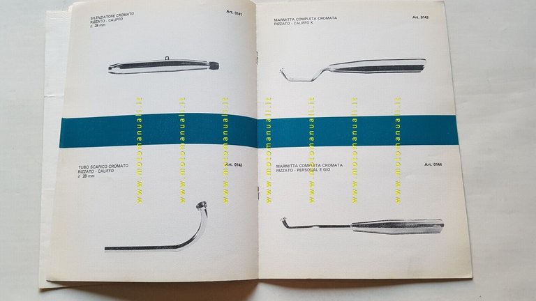 FACO catalogo accessori marmitte Minarelli Rizzato 1982 originale