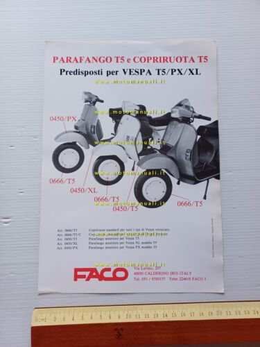 FACO parafango anteriore Vespa T5 - PK XL anni 80 …