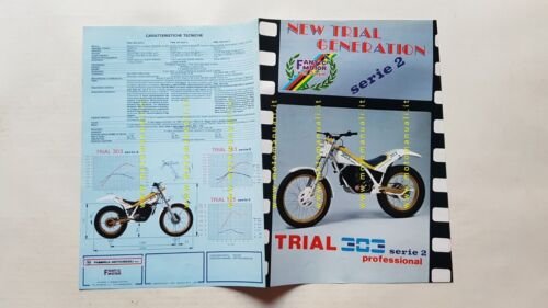 Fantic 303 Trial Serie 2 Professional 1987-88 depliant originale