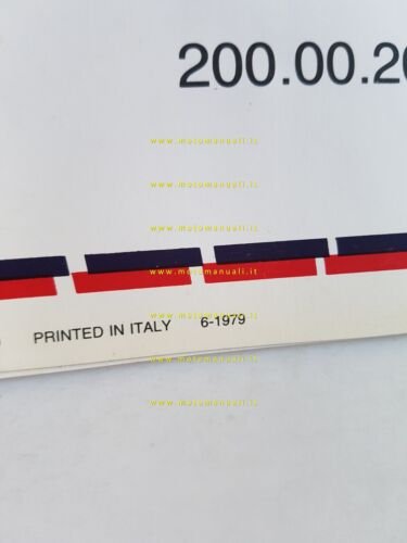 Fantic 50 Gran Turismo Four 1979 catalogo ricambi TELAIO originale