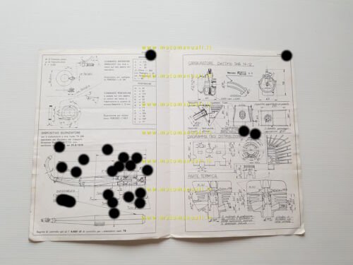 Fantic 50 Gran Turismo TX 240 1976 scheda omologazione DGM …