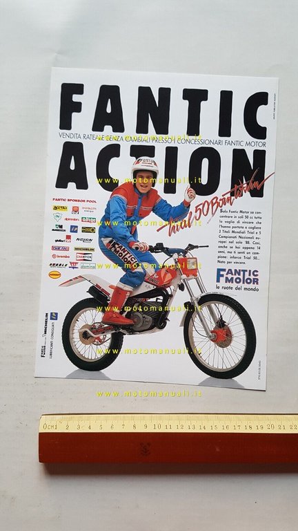 Fantic 50 Oasis - Trial 1989 depliant originale