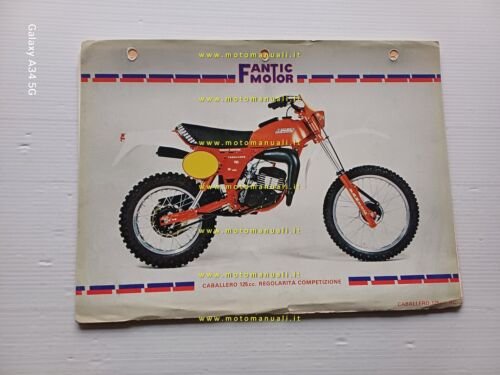 Fantic Caballero 125 Regolarit Competizione 1981 catalogo ricambi originale